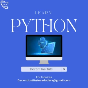 PYTHON | Decent Institute Vadodara